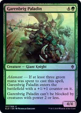 Garenbrig Paladin 157/269 - Foil
Throne of Eldraine Foil Singles