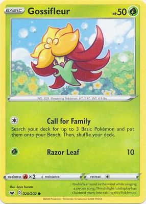 Gossifleur - 020/202 - Common Sword &amp; Shield (Base Set) Singles