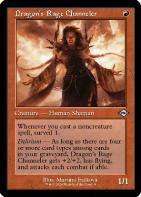 SJ Dragon&#39;s Rage Channeler (Retro Frame) - Modern Horizons 2 (MH2) Modern Horizons 2-Foil