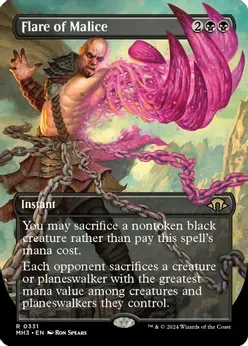SJ Flare of Malice (Borderless) - Modern Horizons 3 (MH3) Modern Horizons 3