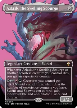 SJ Azlask, the Swelling Scourge (Borderless) - Commander: Modern Horizons 3 (M3C) Commander: Modern Horizons 3