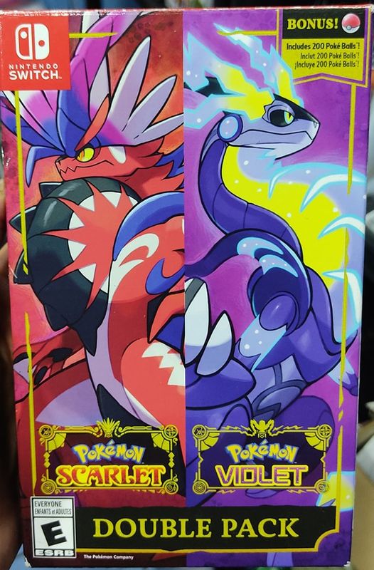 SJ Pokemon Scarlet Nintendo Switch Double Pack Pokemon Violet Nintendo Switch Usado Completo