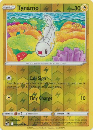 Tynamo - 059/196 - Common Reverse Holo
Sword &amp; Shield: Lost Origin Reverse Holo Singles