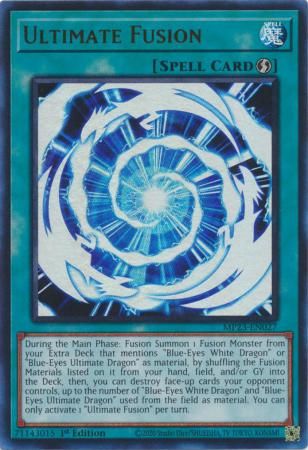 Ultimate Fusion - MP23-EN027 - Ultra Rare 1st Edition
Mega Tin 2023 Dueling Heroes Singles