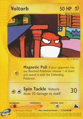 Voltorb - 113/144 - Common Skyridge Singles