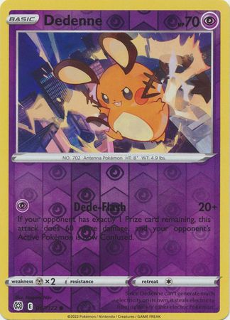 Dedenne - 067/172 - Common Reverse Holo
Sword &amp; Shield: Brilliant Stars Reverse Holo Singles