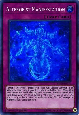Altergeist Manifestation - MP18-EN216 - Super Rare 1st Edition2018 Mega-Tins Singles*español*