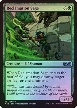 GA Reclamation Sage - Foil 194/269 Magic 2015 (M15) Foil Singles Foil