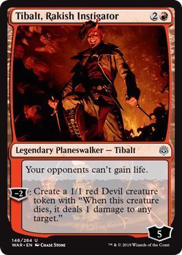 Tibalt, Rakish Instigator 146/264 War of the Spark Singles