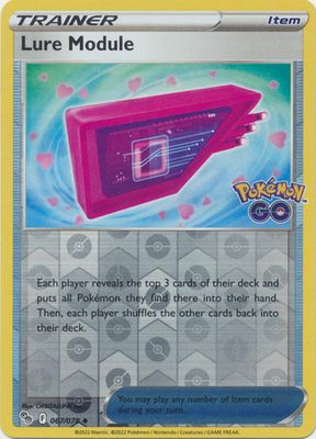 Lure Module - 067/078 - Uncommon Reverse Holo Pokemon Go Reverse Holo Singles
