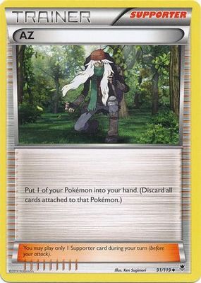 AZ - 91/119 - Uncommon
XY: Phantom Forces Singles
