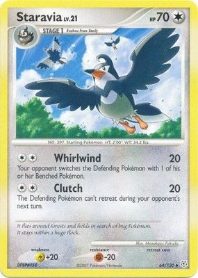 Staravia - 64/130 - Uncommon
Diamond &amp; Pearl (Base Set) Singles