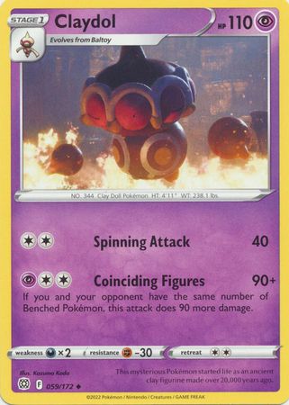 Claydol - 059/172 - Uncommon Sword &amp; Shield: Brilliant Stars Singles (Español)