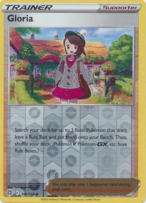 Gloria - 141/172 - Uncommon Reverse Holo
Sword &amp; Shield: Brilliant Stars Reverse Holo Singles