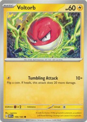 Voltorb - 100/165 - Common
Scarlet &amp; Violet 151 Singles