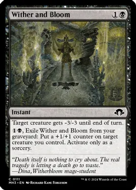 Wither and Bloom - Modern Horizons 3 (MH3) Modern Horizons 3 Foil