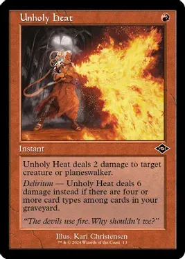 Unholy Heat (Retro Frame) - Modern Horizons 2 (MH2)
Modern Horizons 2 Foil