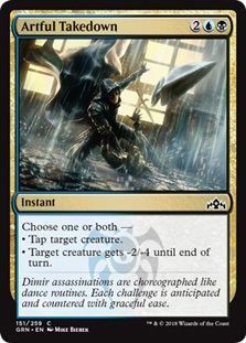 Artful Takedown 151/259 Guilds of Ravnica Singles
