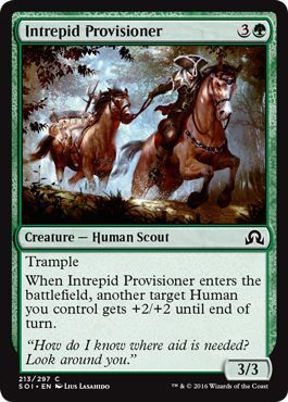 Intrepid Provisioner 213/297 - Shadows over Innistrad Singles