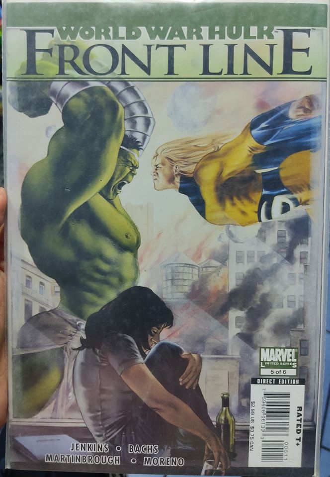 BA6 World War Hulk Front Line Issue 5 Marvel Comics Ingles