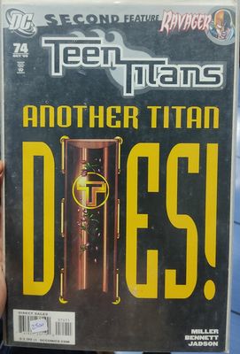 BA6 Teen Titans Issue 74 DC Comics Ingles Another Titan Dies