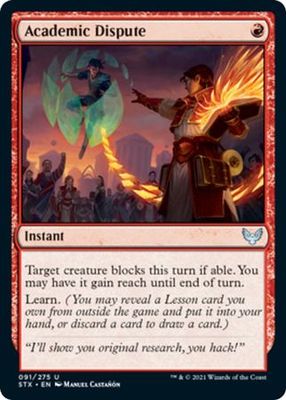 Academic Dispute 091/275 - Strixhaven: School of Mages Singles