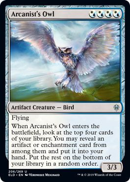 Arcanist&#39;s Owl 206/269 Throne of Eldraine Singles
