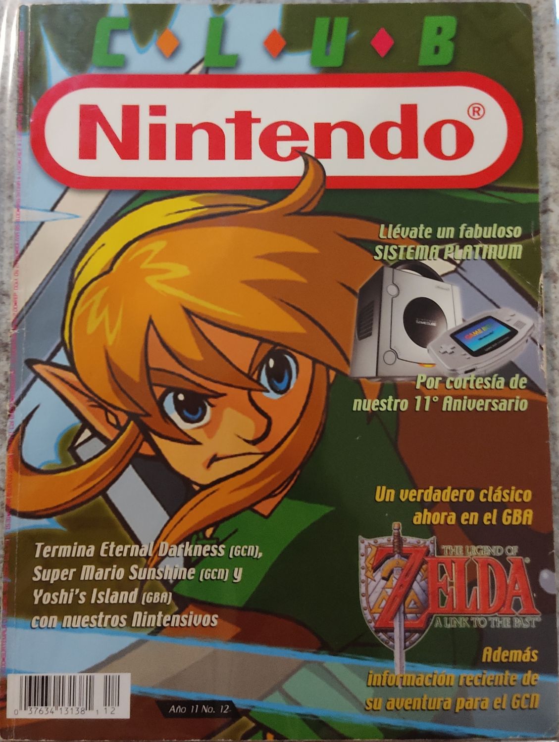 NELA-r, Club Nintendo Año 11 Numero 12 Zelda A Link To The Past