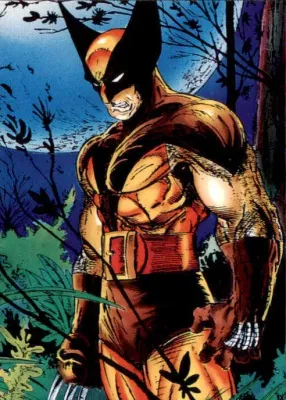 Spider-Man The McFarlane Era Comic Images 1992 Card Number 48 Wolverine