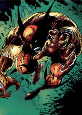 Spider-Man The McFarlane Era Comic Images 1992 Card Number 59 Wolverine