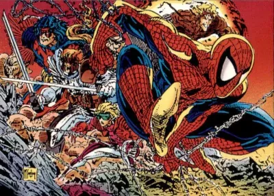 Spider-Man The McFarlane Era Comic Images 1992 Card Number 85