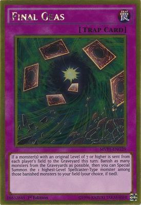 Final Geas - MVP1-ENG29 - Gold Rare 1st Edition The Dark Side of Dimensions Movie Pack: Gold Edition 1st Ed Singles