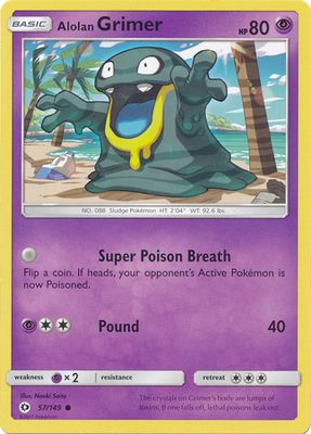 Alolan Grimer - 57/149 - Common
Sun &amp; Moon (Base Set) Single(Español)