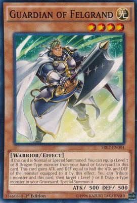 Guardian of Felgrand - SR02-EN004 - Common 1st Edition Structure Deck: Rise of the True Dragons 1st Edition Singles (espanol)