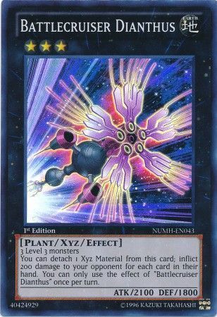 Battlecruiser Dianthus - NUMH-EN043 - Super Rare 1st Edition Number Hunters 1st Edition Singles