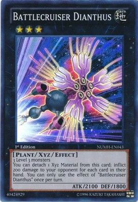 Battlecruiser Dianthus - NUMH-EN043 - Super Rare 1st Edition Number Hunters 1st Edition Singles (español)