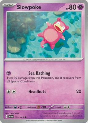 Slowpoke - 079/165 - Common
Scarlet &amp; Violet 151 Singles