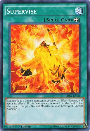 Supervise - LDK2-ENJ31 - Common 1st Edition Legendary Decks II - Joey