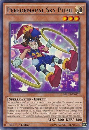 Performapal Sky Pupil - MACR-EN002 - Rare 1st Edition
Maximum Crisis 1st Edition Singles