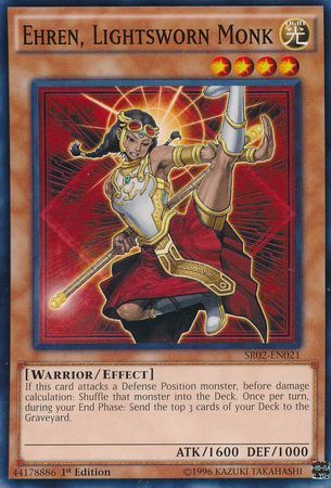 Ehren, Lightsworn Monk - SR02-EN021 - Common 1st Edition Structure Deck: Rise of the True Dragons 1st Edition Singles