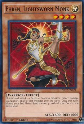 Ehren, Lightsworn Monk - SR02-EN021 - Common 1st Edition Structure Deck: Rise of the True Dragons 1st Edition Singles