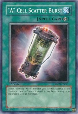 A Cell Scatter Burst - STON-EN041 - Common 1st Edition Strike of Neos [STON] 1st Edition Singles