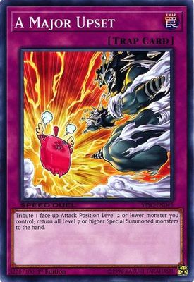 A Major Upset - SBSC-EN045 - Common 1st Edition Speed Duel: Scars of Battle Singles