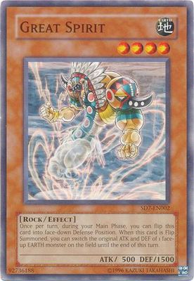 Great Spirit - SD7-EN002 - Common Unlimited Structure Deck: Invincible Fortress [SD7] Unlimited singles