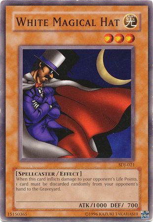 White Magical Hat - SDJ-021 - Common Unlimited Starter Deck: Joey [SDJ] Unlimited Singles
