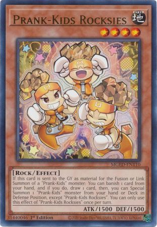 Prank-Kids Rocksies - MGED-EN110 - Rare 1st Edition
Maximum Gold El Dorado 1st Edition Singles (Espanol)