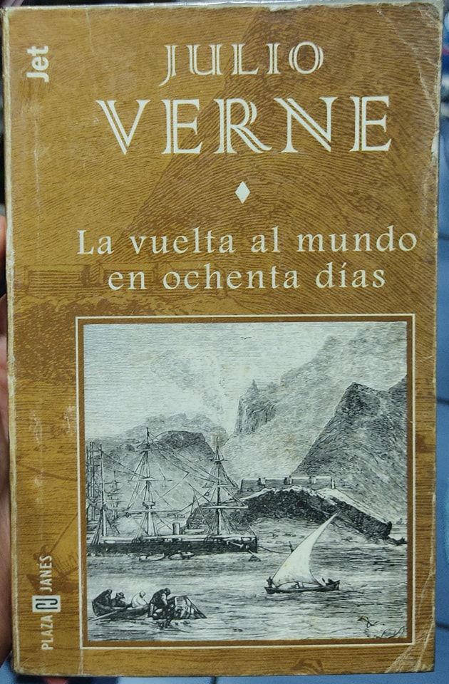 BA7 Julio Verne La Vuelta al Mundo en Ochenta Dias Libro Espanol