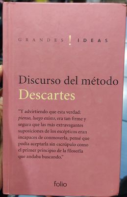 BA7 Discurso del Metodo Descartes Libro Espanol Grandes Ideas