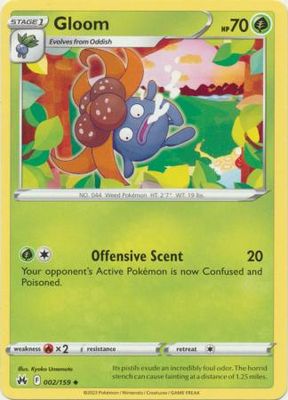 Gloom - 002/159 - Uncommon Crown Zenith Singles