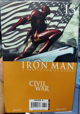 BA7 Iron Man Civil War Issue 13 Marvel Comics Ingles